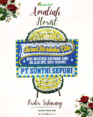 Papan Bunga Duka di Kampung Bandar
